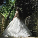 istanbul wedding photography in Yildiz Park in chick dress