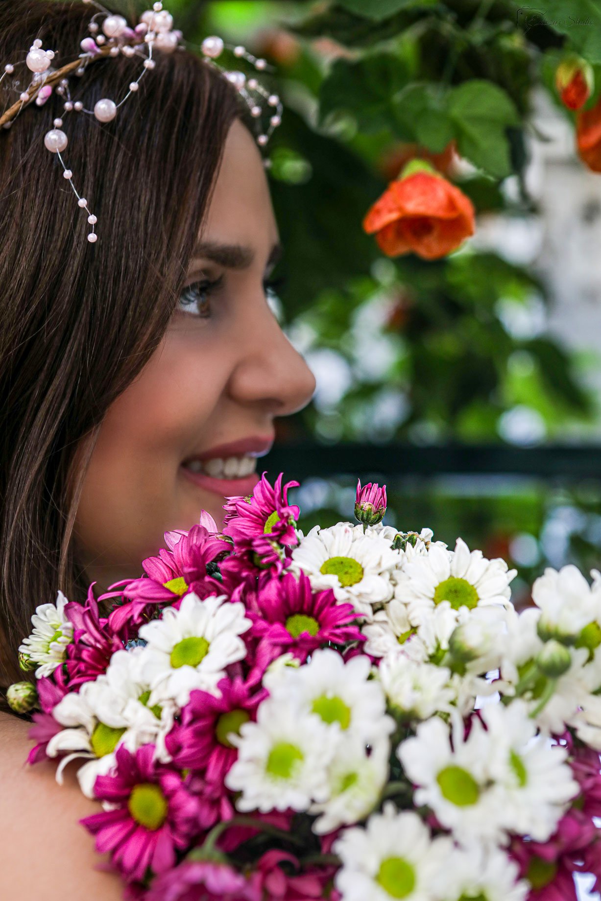 Bride portrait in Prince Island by Entezar studio