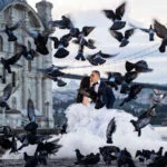 Wedding photography amidst the beautiful pigeons of Ortaköy